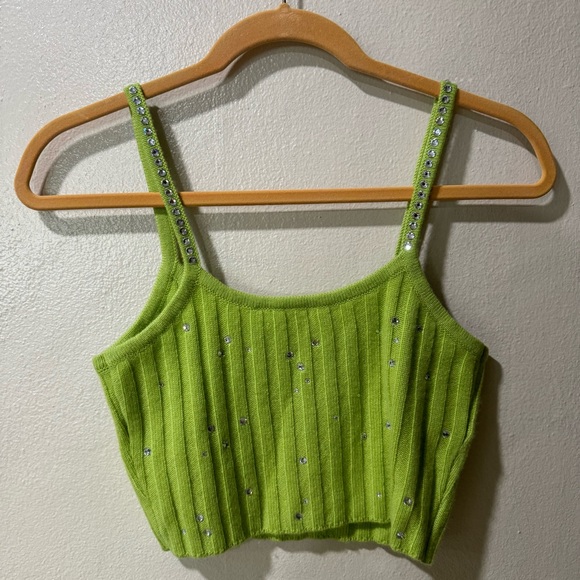 LoveShackFancy Celmira Crop Cami - Picture 5 of 5